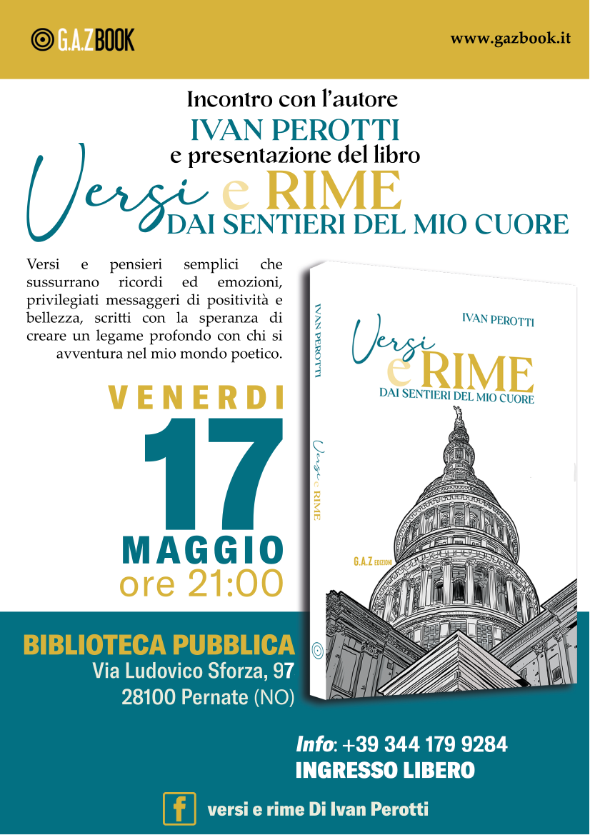 Versi e Rime 17 maggio 2024